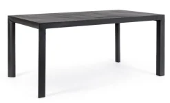 Clearance Bizzotto TAVOLO IN ALLUMINIO ANTRACITE JX55 - MASON