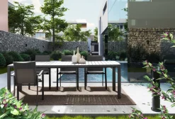 Discount Bizzotto TAVOLO IN ALLUMINIO ANTRACITE CX23 - KIPLIN