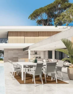 Bizzotto TAVOLO IN ALLUMINIO BIANCO CX21 - KIPLIN