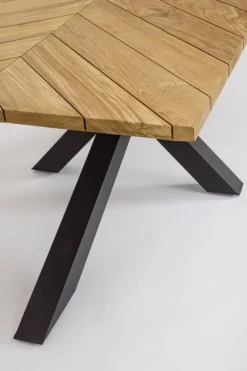 Outlet Bizzotto TAVOLO IN ALLUMINIO CARBON RT02 - PALMDALE