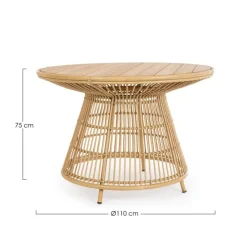 Best Bizzotto TAVOLO IN ALLUMINIO D110 - ADELMA