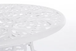 Outlet Bizzotto TAVOLO IN ALLUMINIO D110 BIANCO - VICTORIA
