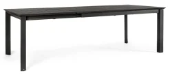Best Bizzotto TAVOLO IN ALLUMINIO 160/240X100 ANTRACITE CX23 - KONNOR