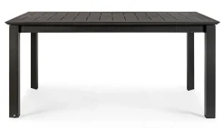 Best Bizzotto TAVOLO IN ALLUMINIO 160/240X100 ANTRACITE CX23 - KONNOR