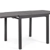 Hot Bizzotto TAVOLO IN ALLUMINIO 83/166X80 ANTRACITE YK13 - PELAGIUS
