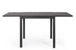 Hot Bizzotto TAVOLO IN ALLUMINIO 83/166X80 ANTRACITE YK13 - PELAGIUS