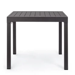 Hot Bizzotto TAVOLO IN ALLUMINIO 83/166X80 ANTRACITE YK13 - PELAGIUS