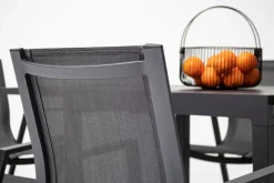 Hot Bizzotto TAVOLO IN ALLUMINIO 83/166X80 ANTRACITE YK13 - PELAGIUS