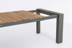 Sale Bizzotto TAVOLO IN ALLUMINIO 228-294X100 ANTRACITE GK52 - CAMERON
