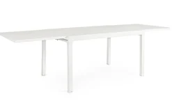 Bizzotto TAVOLO IN ALLUMINIO 135/270X90 BIANCO YK11 - PELAGIUS