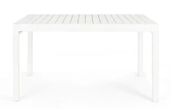 Bizzotto TAVOLO IN ALLUMINIO 135/270X90 BIANCO YK11 - PELAGIUS