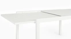 Bizzotto TAVOLO IN ALLUMINIO 135/270X90 BIANCO YK11 - PELAGIUS