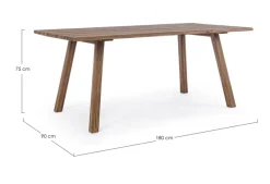 Sale Bizzotto TAVOLO IN LEGNO - GLASGOW FSC