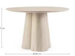 Clearance Bizzotto TAVOLO IN LEGNO D120 - NASSOR