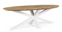 New Bizzotto TAVOLO IN TEAK BIANCO RT01 - PALMDALE
