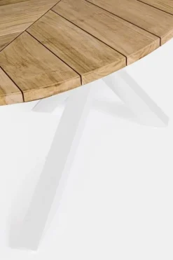 New Bizzotto TAVOLO IN TEAK BIANCO RT01 - PALMDALE
