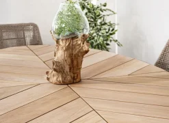 New Bizzotto TAVOLO IN TEAK BIANCO RT01 - PALMDALE