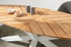 New Bizzotto TAVOLO IN TEAK BIANCO RT01 - PALMDALE