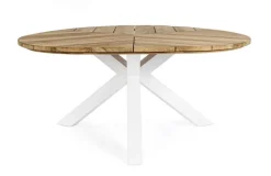 New Bizzotto TAVOLO IN TEAK BIANCO RT01 - PALMDALE