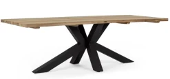 New Bizzotto TAVOLO IN TEAK RICICLATO NERO PM02 - RAMSEY