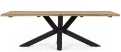 New Bizzotto TAVOLO IN TEAK RICICLATO NERO PM02 - RAMSEY