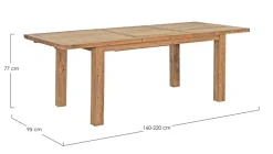 Best Bizzotto TAVOLO IN TEAK RICICLATO 160/220 - BOUNTY