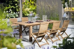 New Bizzotto TAVOLO IN TEAK 180/240X100 - MARYLAND