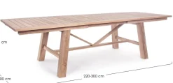 Bizzotto TAVOLO IN TEAK 220/300X100 - MARYLAND