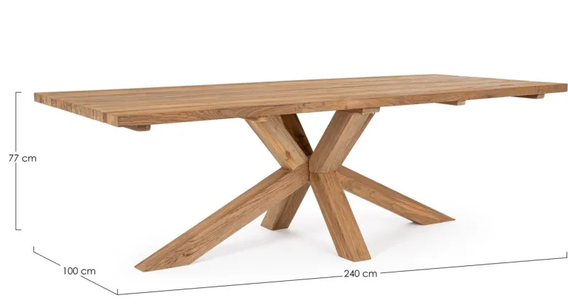 Online Bizzotto TAVOLO JERSEY 240X100