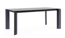 Outlet Bizzotto TAVOLO OTAVIO 180X95 ANTRACITE WG21