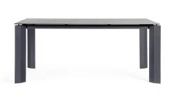 Outlet Bizzotto TAVOLO OTAVIO 180X95 ANTRACITE WG21