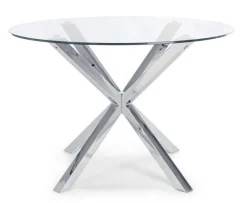 Outlet Bizzotto TAVOLO ROTONDO IN VETRO - MAY