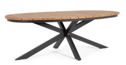 Hot Bizzotto TAVOLO ZELMAR 218X115 ANTRACITE YK13