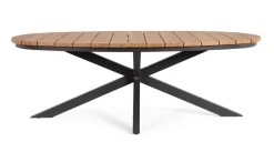 Hot Bizzotto TAVOLO ZELMAR 218X115 ANTRACITE YK13