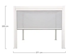Bizzotto TENDA RULLO PERGOLA OCEAN LATO 4M BIANCO