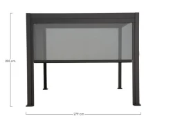 Clearance Bizzotto TENDA RULLO PERGOLA OCEAN LATO 3M ANTR