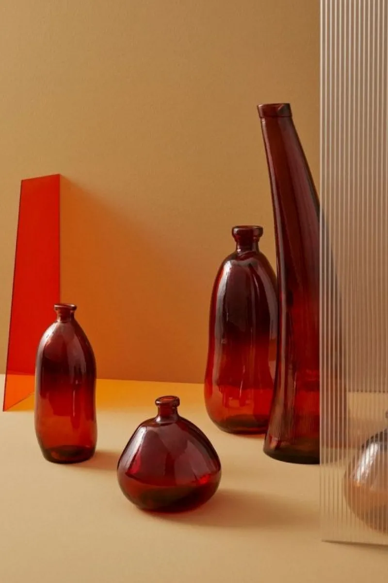 Online Bizzotto VASO LOOPY VT ROSSO H35