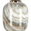Bizzotto VASO MARSHA TO BIANCO GRIGIO ORO H36