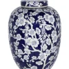 Outlet Bizzotto VASO MENG C-TAPPO BOMB BLU BIANCO H32