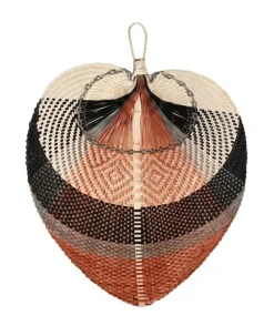 Discount Bizzotto VENTAGLIO DEC PARETE NANKA NER ROS 64X71